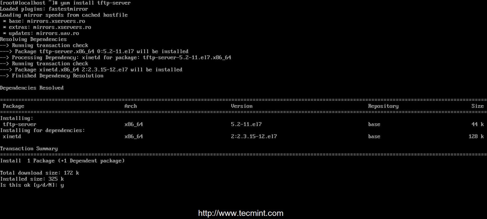 Install TFTP Server