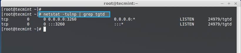 Find iSCSI Port