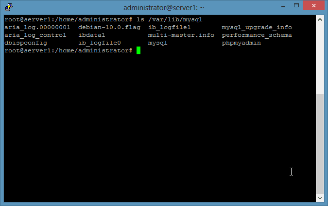 使用 tar 基于文件备份 MySQL