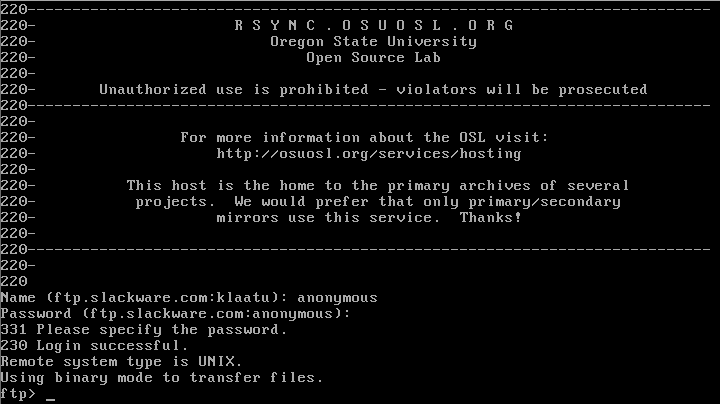 slackware 1.0 screenshot