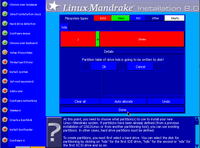 Mandrake install