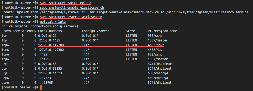 Check elasticsearch running on port 9200