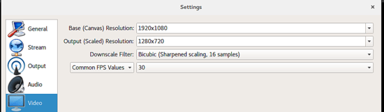 Down scaling filter