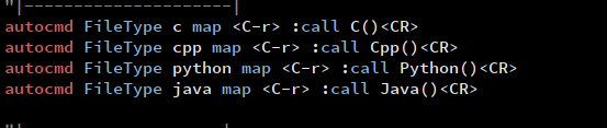 autocmd in vimrc