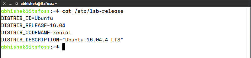 How to check Ubuntu version in command line