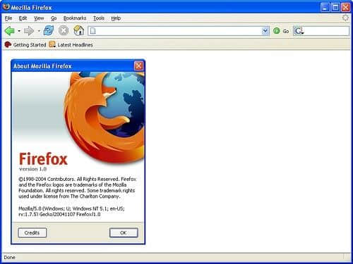 Mozilla Firefox 1.0