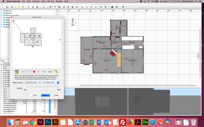 Sweet Home 3D floorplan