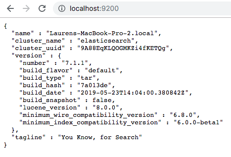 Configuring Kibana's host and port connections.