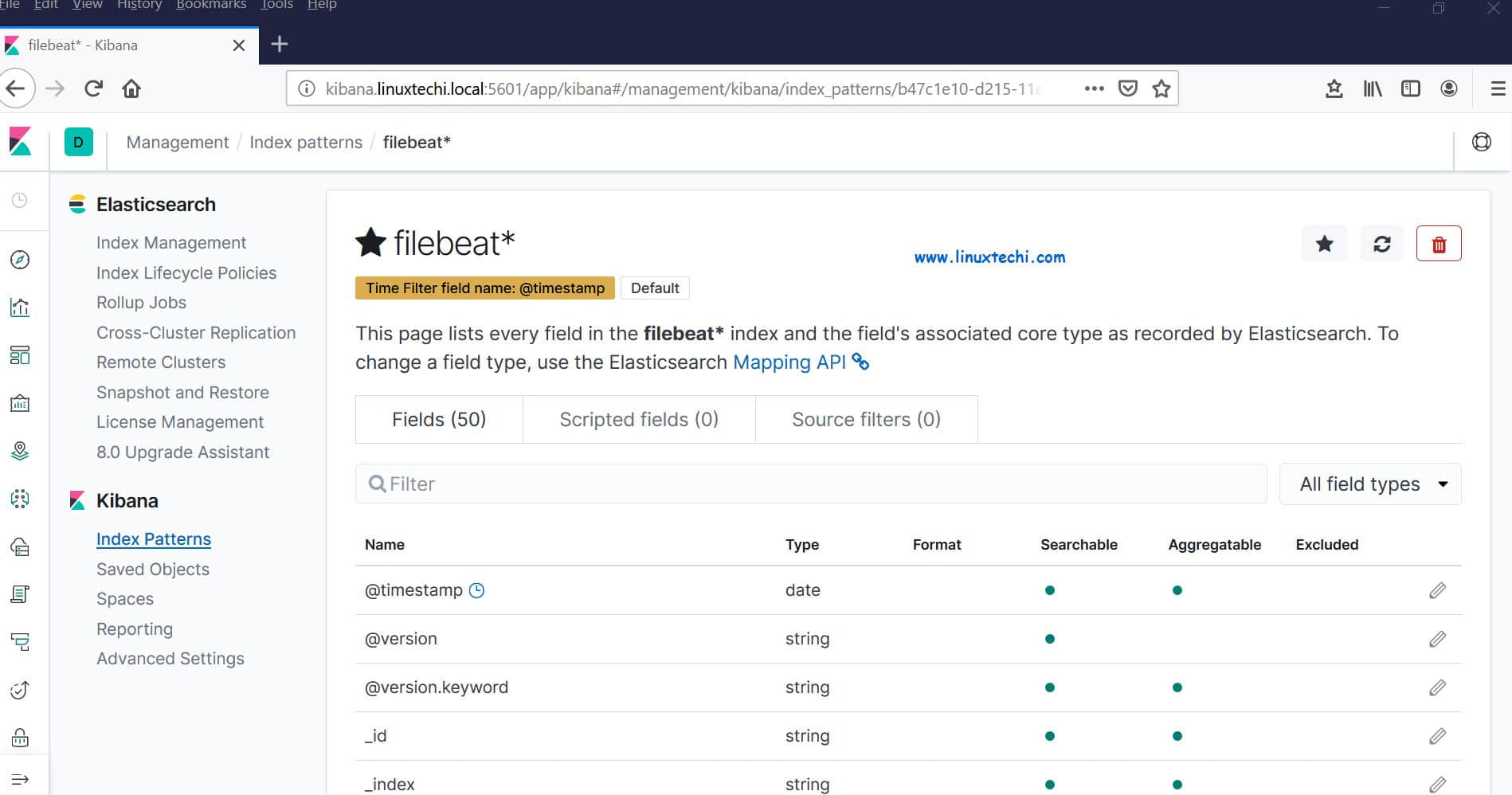 filebeat-index-pattern-overview-Kibana