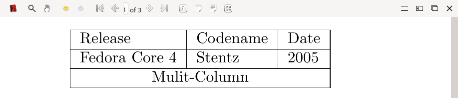 Multi-Column