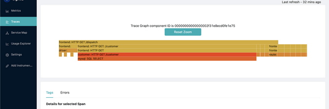 Tracing in SigNoz