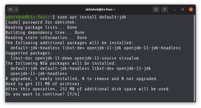 Installing JDK that also contains the Java compiler