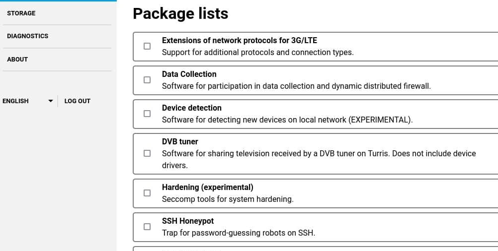 Package management for your router