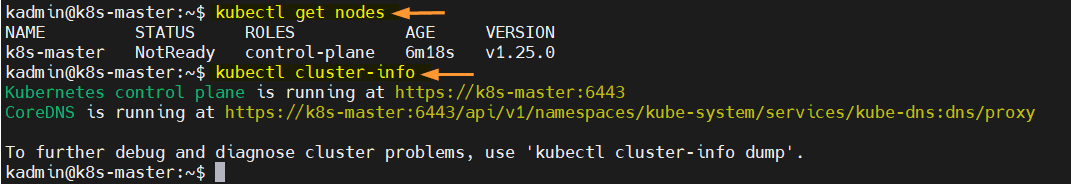 Nodes-Cluster-Info-Kubectl