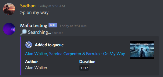 Discord Music Bot