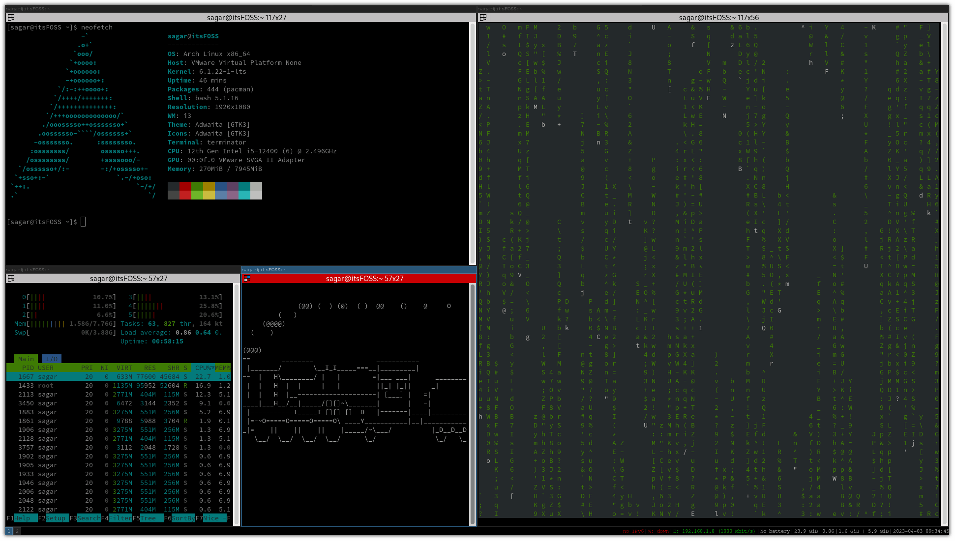 在 Arch Linux 上使用 i3