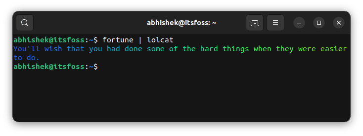 fortune cookie linux